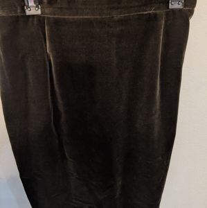 Vintage Velvet Luisa Spagnoli Pencil Skirt